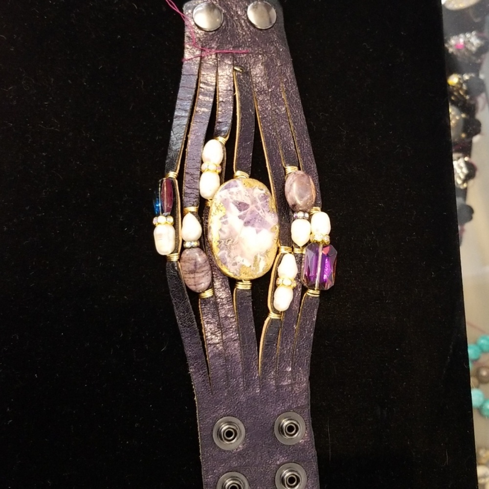Leather bracelet